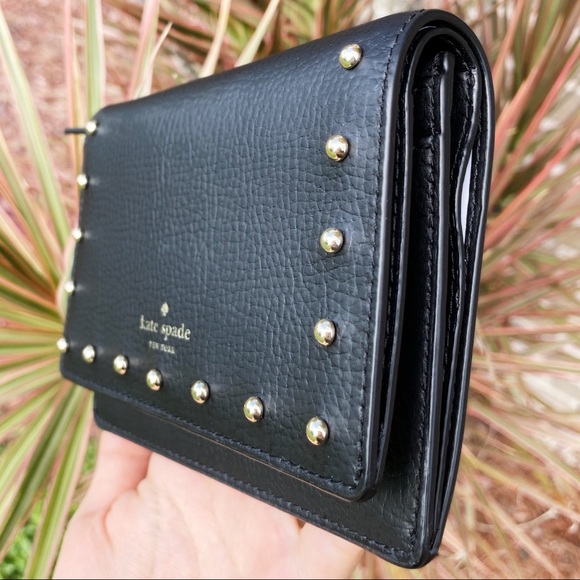 Sale‼️Kate spade wallet Bundle Studded black - Picture 6 of 8